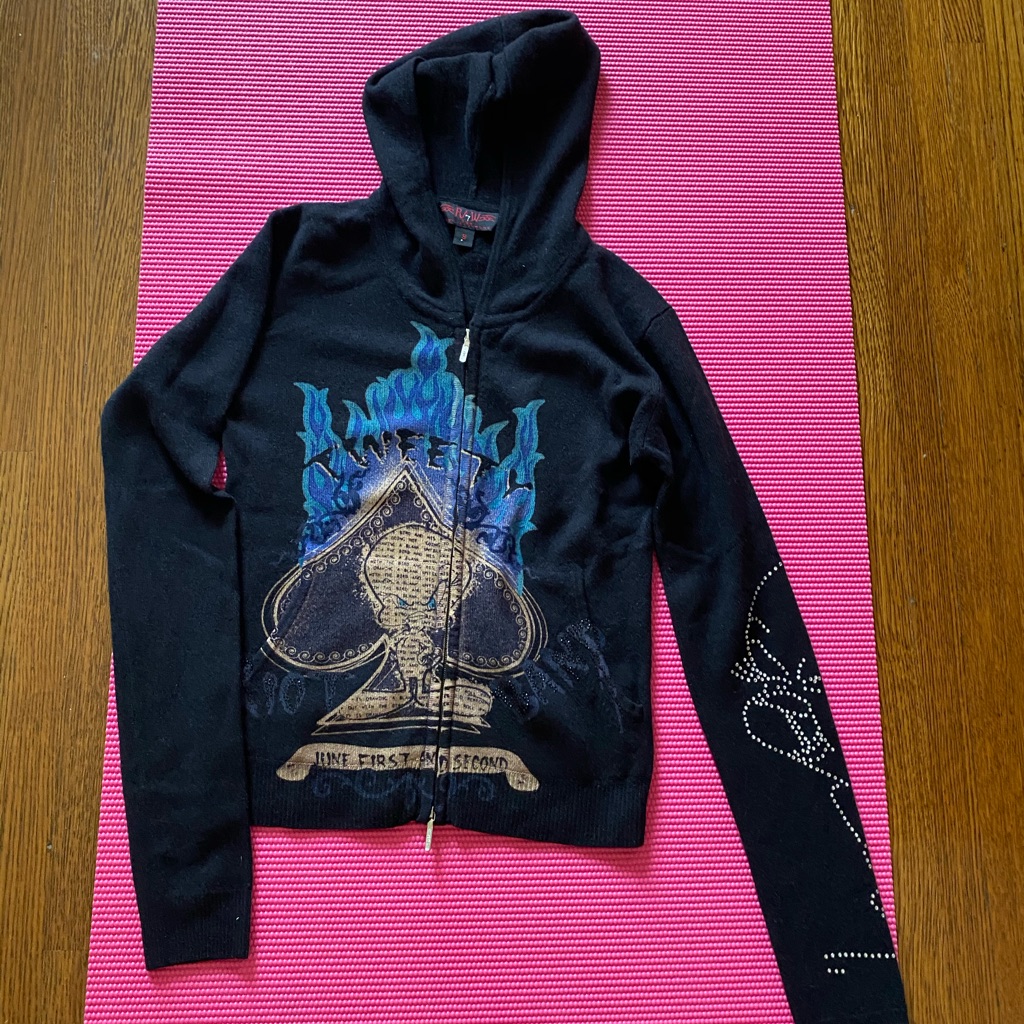 Limited Edition Tweety 100% Cashmere Top/Hoodie.